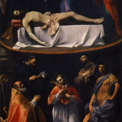 Hand-painted oil painting reproduction of The Mendicantini Pietà by Italian Baroque master Guido Reni, crafted in Dafen Oil Painting Village studi