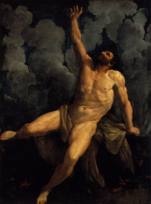 Hand-Painted Oil Painting Reproduction – Hercules on the Pyre by Guido Reni | Dafen Studio Fine Art