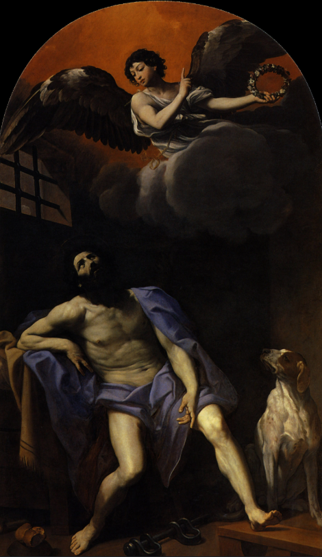 Hand-Painted Oil Painting Reproduction – Saint Roch by Guido Reni | Dafen Studio Fine Art