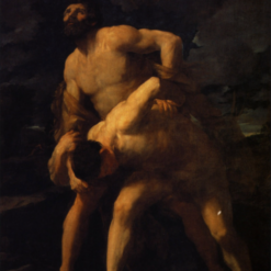 Hand-painted oil painting reproduction of Hercules and Achelous by Italian Baroque master Guido Reni, crafted in Dafen Oil Painting Village studio