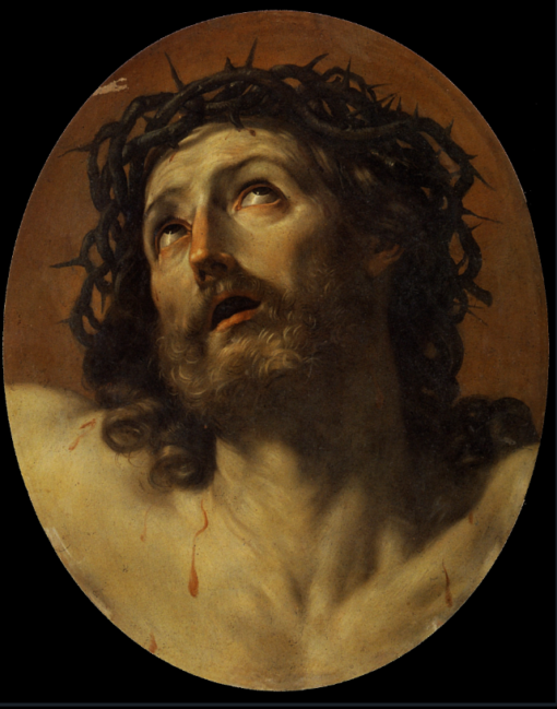 Hand-Painted Oil Painting Reproduction – Head of Christ Crowned with Thorns by Guido Reni | Dafen Studio Fine Art