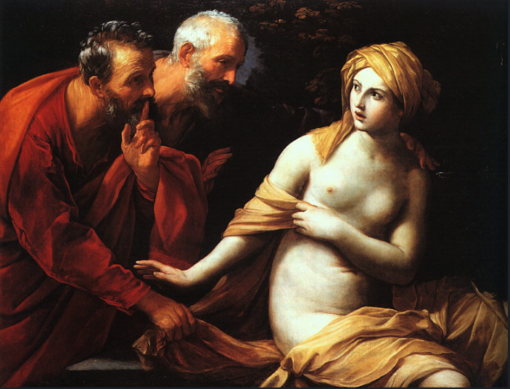 Hand-Painted Oil Painting Reproduction – Susanna and the Elders by Guido Reni | Dafen Studio Fine Art