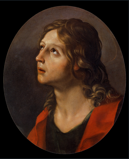 Hand-Painted Oil Painting Reproduction – St. John the Evangelist by Guido Reni | Dafen Studio Fine Art