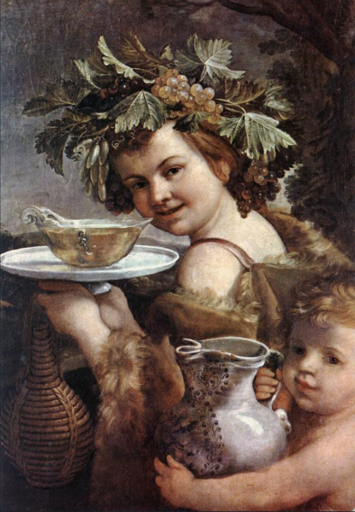 Hand-Painted Oil Painting Reproduction – The Boy Bacchus by Guido Reni | Dafen Studio Fine Art