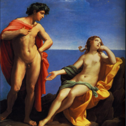 Hand-painted oil painting reproduction of Bacchus and Ariadne by Italian Baroque master Guido Reni, crafted in Dafen Oil Painting Village studio