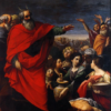 Hand-Painted Oil Painting Reproduction - The Gathering of the Manna by Guido Reni | Dafen Studio Fine Art 1 Hand-painted oil painting reproduction of The Gathering of the Manna by Italian Baroque master Guido Reni, crafted in Dafen Oil Painting Village studio