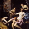 Hand-Painted Oil Painting Reproduction - The Toilet of Venus by Guido Reni | Dafen Studio Fine Art 2 Hand-painted oil painting reproduction of The Toilet of Venus by Italian Baroque master Guido Reni, crafted in Dafen Oil Painting Village studio