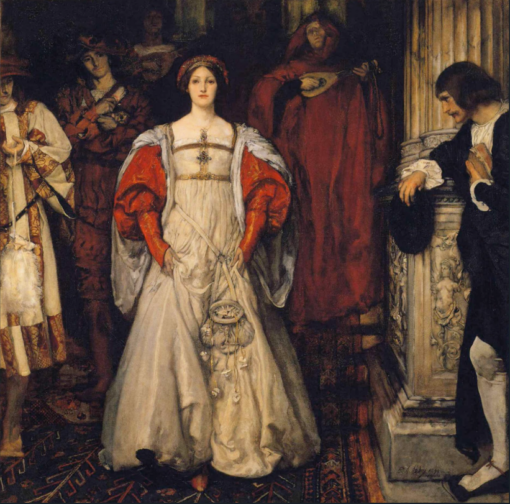 Who is Sylvia? (1900) by Edwin Austin Abbey – Hand-Painted Oil Painting Reproduction | Dafen Village Canvas Art