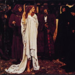 Handmade oil painting reproduction of The Penance of Eleanor, Duchess of Gloucester by Edwin Austin Abbey (1900), hand-painted in Dafen Oil Painting Village.