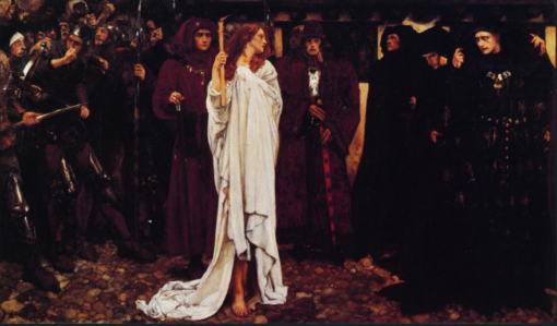 The Penance of Eleanor, Duchess of Gloucester (1900) by Edwin Austin Abbey – Hand-Painted Oil Painting Reproduction | Dafen Village Canvas Art
