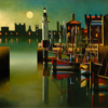 100% Hand-Painted、Original Oil Painting on Canvas、Textured Coastal Harbor Art、Lighthouse Wall Decor 2 100% Hand-Painted、Original Oil Painting on Canvas、Textured Coastal Harbor Art、Lighthouse Wall Decor