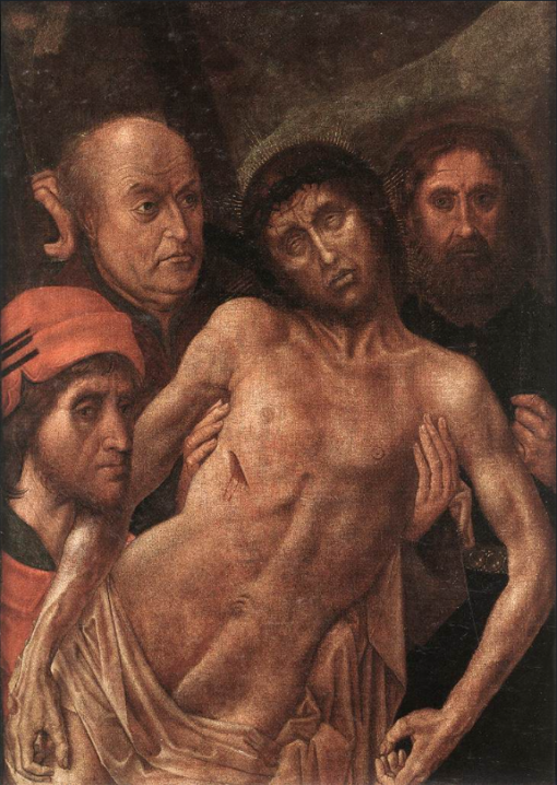 Deposition Diptych (Small Deposition, Left Wing) (c. 1480) by Hugo van der Goes – Hand-Painted Oil Painting Reproduction | Dafen Village Canvas Art