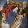 Diptych of The Fall of Man and The Redemption (Lamentation of Christ) (c. 1480) by Hugo van der Goes – Hand-Painted Oil Painting Reproduction | Dafen Village Canvas Art 1 Handmade oil painting reproduction of Diptych of The Fall of Man and The Redemption by Hugo van der Goes (c. 1480), hand-painted in Dafen Oil Painting Village.