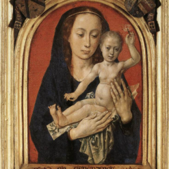 Handmade oil painting reproduction of Virgin and Child by Hugo van der Goes (c. 1478), hand-painted in Dafen Oil Painting Village.