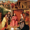 The Nativity (c. 1490) by Gerard David – Hand-Painted Oil Painting Reproduction | Dafen Village Canvas Art 1 Handmade oil painting reproduction of The Nativity by Gerard David (c. 1490), hand-painted in Dafen Oil Painting Village.
