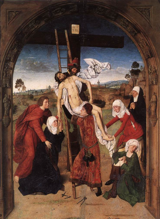 Passion Altarpiece – Central Panel (c.1455) by Dirk Bouts – Hand-Painted Oil Painting Reproduction | Dafen Village Canvas Art