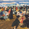 Joaquín Sorolla - Untitled (Study) Hand-Painted Oil Painting Reproduction | Dafen Studio 2 Hand-painted oil painting reproduction of Joaquín Sorolla Untitled study by Dafen studio