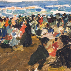 Hand-painted oil painting reproduction of Joaquín Sorolla Untitled study by Dafen studio