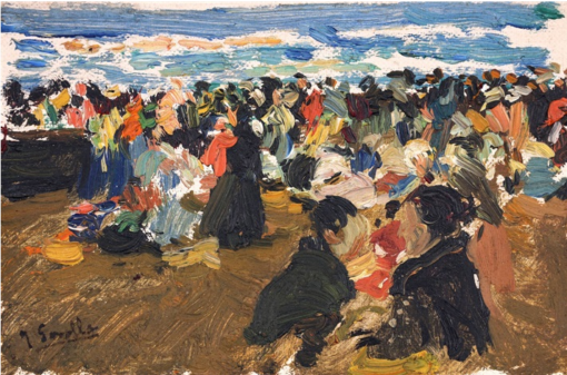 Joaquín Sorolla – Untitled (Study) Hand-Painted Oil Painting Reproduction | Dafen Studio