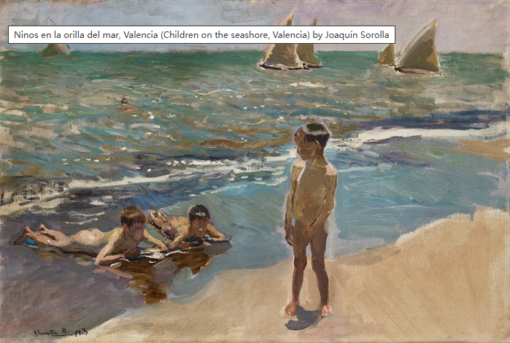 Joaquín Sorolla – Niños en la orilla del mar, Valencia Hand-Painted Oil Painting Reproduction | Dafen Studio