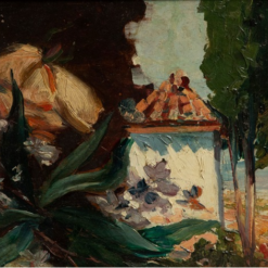 Handgemachte Ölgemälde-Reproduktion von Im Stile von Joaquín Sorolla El Albaicín Granada durch das Dafen Studio