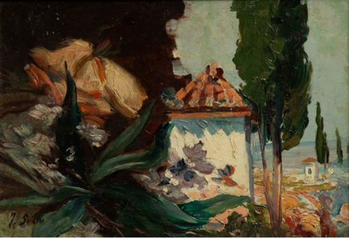 Im Stile von Joaquín Sorolla – El Albaicín, Granada Handgemalte Ölgemälde-Reproduktion | Dafen Studio