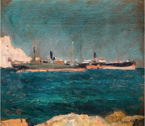Joaquín Sorolla – Puerto de Jávea, 1905 | Hand-Painted Oil Painting Reproduction | Dafen Studio