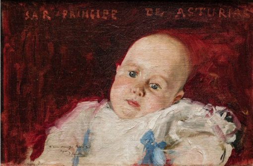 Joaquín Sorolla – Retrato de S.A.R. el Príncipe de Asturias, 1907 | Reproducción de un cuadro al óleo pintada a mano | Dafen Studio