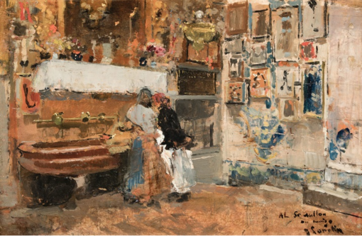 Joaquín Sorolla – El Pouet de San Vicent, 1891 | Hand-Painted Oil Painting Reproduction | Dafen Studio