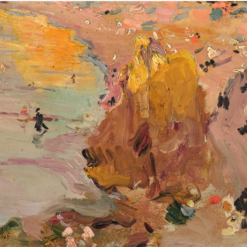 Hand-painted oil painting reproduction of Joaquín Sorolla Beach of Biarritz 1906 by Dafen studio