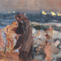 Hand-painted oil painting reproduction of Joaquín Sorolla Study for Sad Inheritance 1899 by Dafen studio