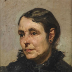 Hand-painted oil painting reproduction of Portrait of a Lady by Joaquín Sorolla from Dafen studio
