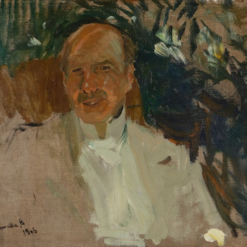 Hand-painted oil painting reproduction of Study for the Portrait of Ernest Coquelin Cadet by Joaquín Sorolla from Dafen studio