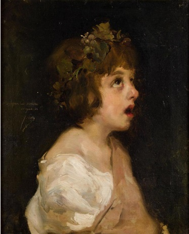 Joaquín Sorolla – Singing Girl (1883) | Hand-Painted Oil Painting Reproduction | Dafen Studio