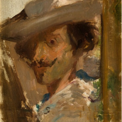Hand-painted oil painting reproduction of Caricatura Velazqueña by Joaquín Sorolla from Dafen studio