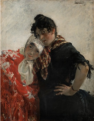 Joaquín Sorolla – Las chulas (1887) | Hand-Painted Oil Painting Reproduction | Dafen Studio