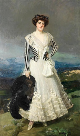 Joaquín Sorolla – Portrait of María Luisa Maldonado y Salabert, Marquesa de Torneros (1907) | Hand-Painted Oil Painting Reproduction | Dafen Studio