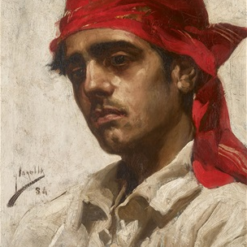 Hand-painted oil painting reproduction of El Palleter by Joaquín Sorolla from Dafen studio