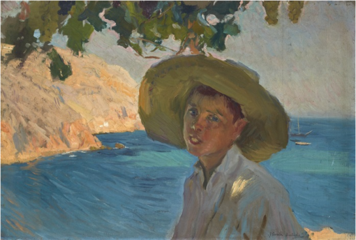 Joaquín Sorolla – Chico con sombrero, Jávea | Reproducció de Pintura a l’Oli Feta a Mà | Estudi Dafen