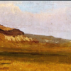 Chimney Rock by Albert Bierstadt - Hand-Painted Oil Painting Reproduction 1 Hand-painted oil painting reproduction of Chimney Rock by Albert Bierstadt