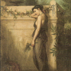 Hand-painted oil painting reproduction of Gone But Not Forgotten 1873 by John William Waterhouse