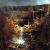 Falls of the Kaaterskill (1826) by Thomas Cole - Hand-Painted Oil Painting Reproduction 2 Hand-painted oil painting reproduction of Falls of the Kaaterskill 1826 by Thomas Cole