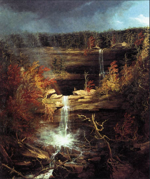 Falls of the Kaaterskill (1826) by Thomas Cole – Hand-Painted Oil Painting Reproduction