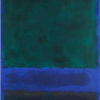 Mark Rothko Untitled 1968 Hand-Painted Oil Painting Reproduction | Dafen Village Art Studio 2 Hand-painted oil painting reproduction of Mark Rothko Untitled 1968 abstract color field art on paper laid down on canvas by Dafen Village studio.