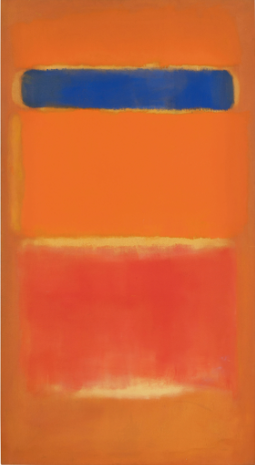 Mark Rothko Blue Over Red (1953) Hand-Painted Oil Painting Reproduction | Dafen Village Art Studio