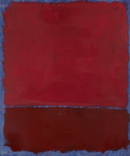 Mark Rothko Untitled (Red and Burgundy Over Blue) 1969 Hand-Painted Oil Reproduction | Dafen Village Art Studio