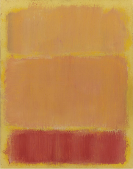 Untitled (1968) Abstract Acrylic Painting – Hand-Painted Reproduction by Dafen Village Studio