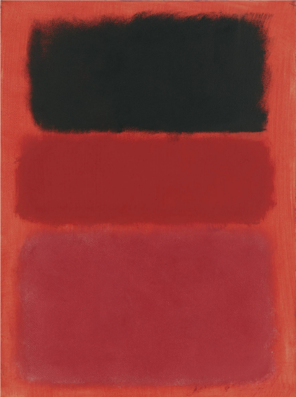 Untitled (Red/Black) (1958) Color Field Abstract Painting – Hand-Painted Reproduction by Dafen Village Studio