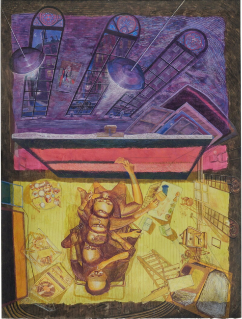 Red Grooms Mark Rothko (1986) Monumental Portrait – Hand-Painted Reproduction by Dafen Village Studio