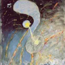 Hilma af Klint Chaos Nr. 2 1906 hand-painted abstract oil painting reproduction by Dafen Village Studio